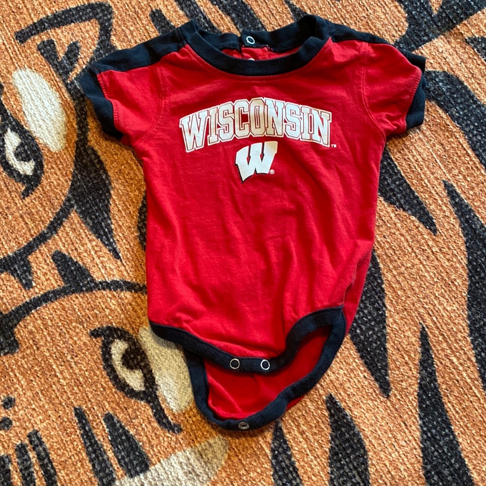 Wisconsin baby 6-9 month onesie